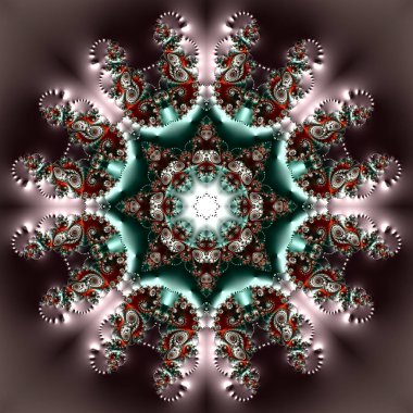 fraktal, Dijital sanat, geometrik doku, Soyut arka plan 