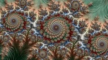  fraktal, Dijital sanat, geometrik doku, Soyut arka plan 