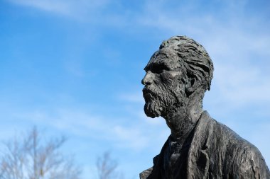 Saint Remy De Provence, Fransa. Şubat 08.2019. Anıt Vincent van Gogh Manastırı Saint-Paul-de Mausole, psikiyatri Merkezi.