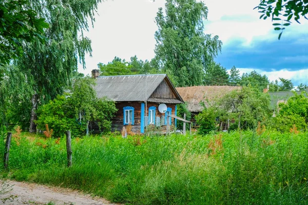 Svalovichi Volyn Ukrainisch Juni 2019 Redaktionelles Foto Volkstümliches Altes Holzhaus — Stockfoto
