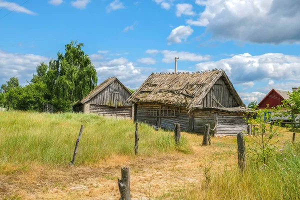 Svalovichi Volyn Ukrainisch Juni 2019 Volkstümliches Altes Hölzernes Haus Dorf — Stockfoto