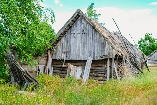 Verschwindenden Dorf Svalovichi Der Ukraine Haben Die Menschen Ihre Ältesten — Stockfoto