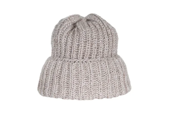 Cappello Invernale Isolato Sfondo Bianco — Foto Stock