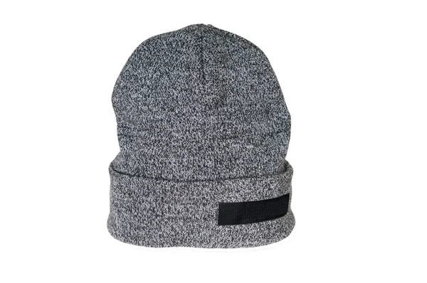 Cappello Invernale Isolato Sfondo Bianco — Foto Stock
