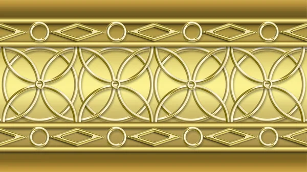 Золотий Візерунок Текстура Металевого Фону — стокове фото