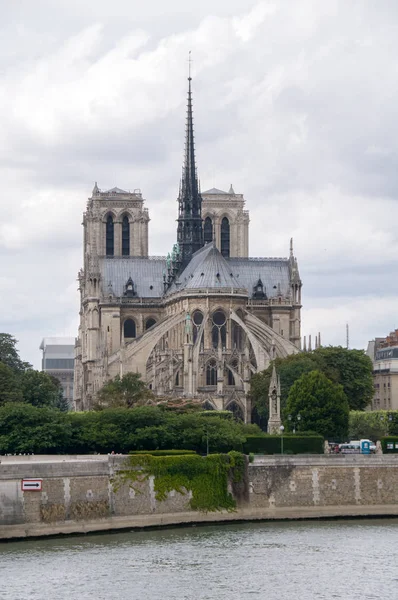 Paris Franța August 2013 Catedrala Notre Dame Paris — Fotografie, imagine de stoc
