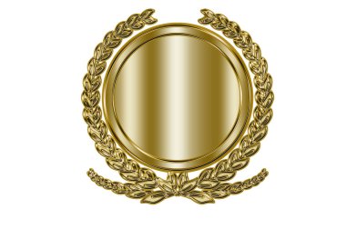 Metalik desenli Laurel çelengi Laurel ağacı süsü.