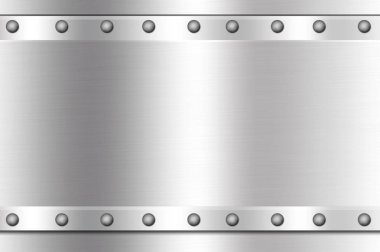 Metal plaka arka planı, vidalı isim plakası