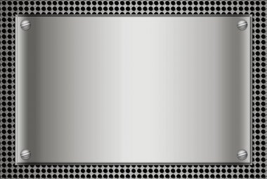 çerçeveli metal arka plan