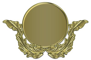 Metalik desenli Laurel çelengi Laurel ağacı süsü. 