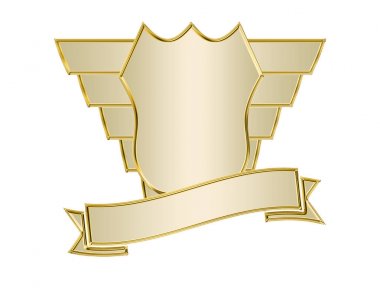  beyaz kanatları ile altın kalkan 