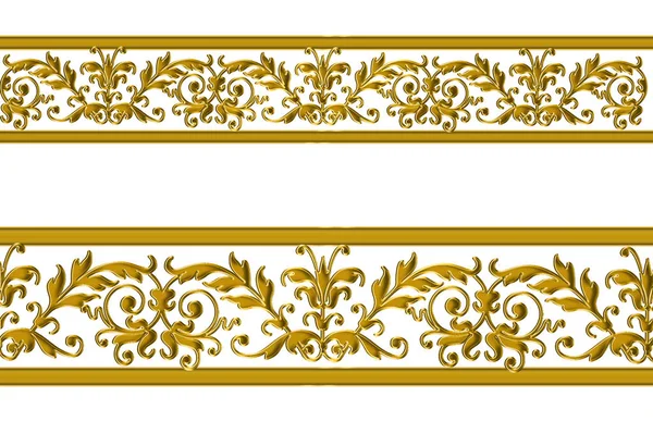 set of golden borders