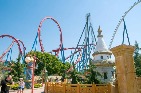 Port Aventura Espagne Juin 2015 Port Aventura Est Parc Attractions — Photo