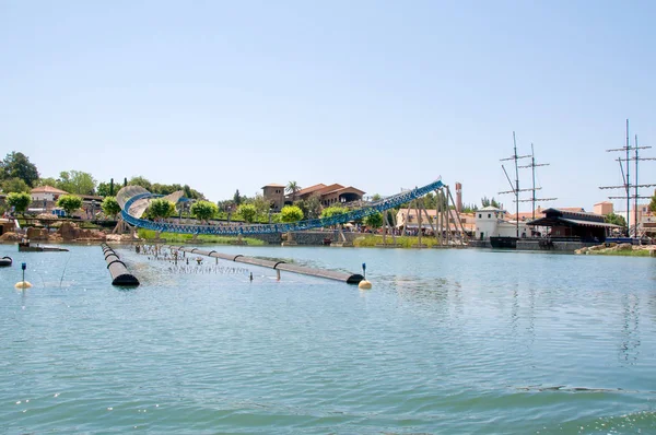 Porto Aventura Espanha Junho 2015 Port Aventura Parque Diversões Resort — Fotografia de Stock