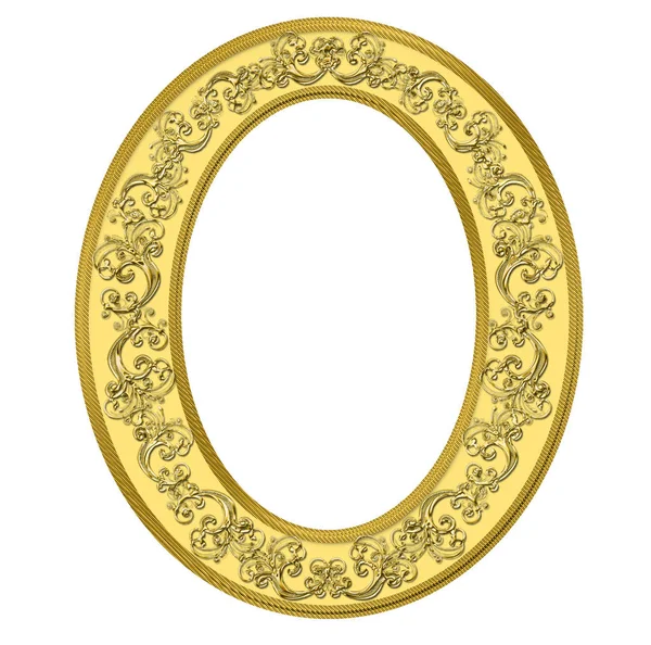 Vintage Background Golden Frame — Stock Photo, Image