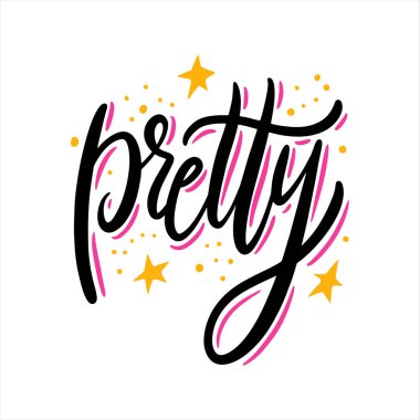 Güzel el çizilmiş vektör harfleri. Beyaz arka planda yalıtılmış.