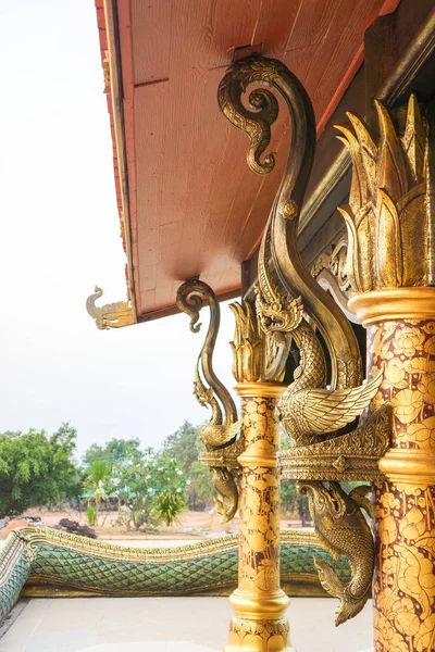 Wat Sirindhornwararam Templo Incrível Tailândia Parede Pode Crescer Como Néon — Fotografia de Stock