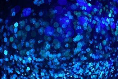 Fantastik bulanık ve bokeh koyu mavi tema arka plan mystry Mağarası.