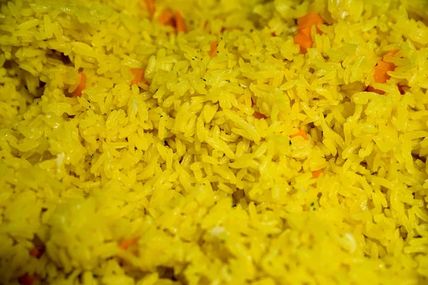 yellow curry rice, ready to eat.