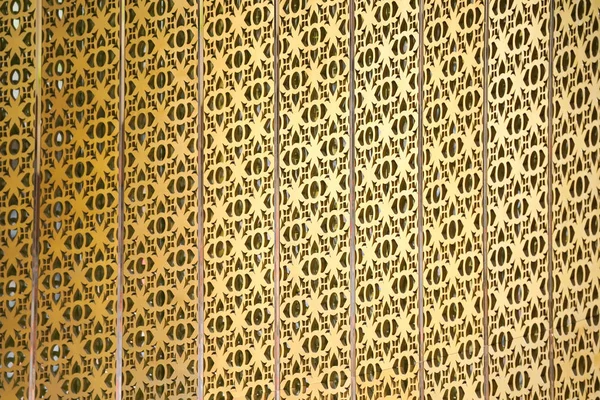 ゴールデン パターン ポップアップ壁背景 — ストック写真