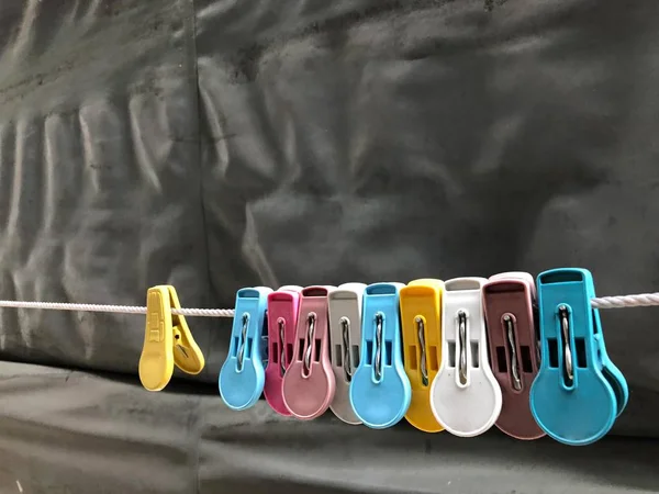 sting ile eski kahki tuval üzerinde Vintage plastik toka.