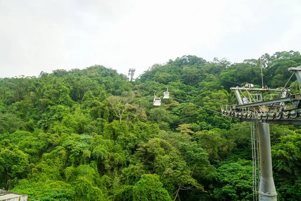 Dağın Etrafından Ile Maokong Gondol Taipei Tayvan — Stok fotoğraf