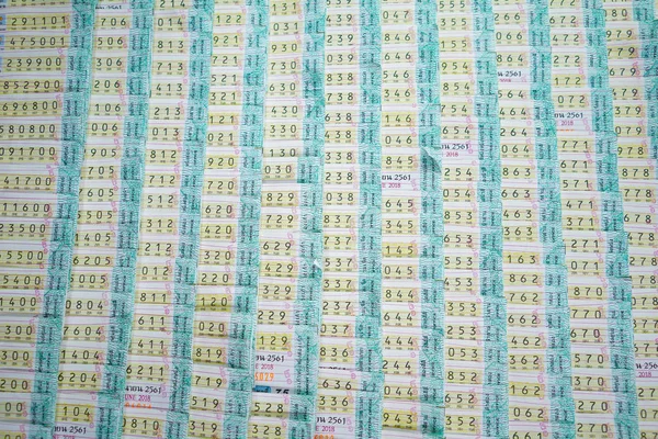 Bangkok Thailand Maj 2018 Thailändska Folket Kul Att Köpa Lotteri — Stockfoto