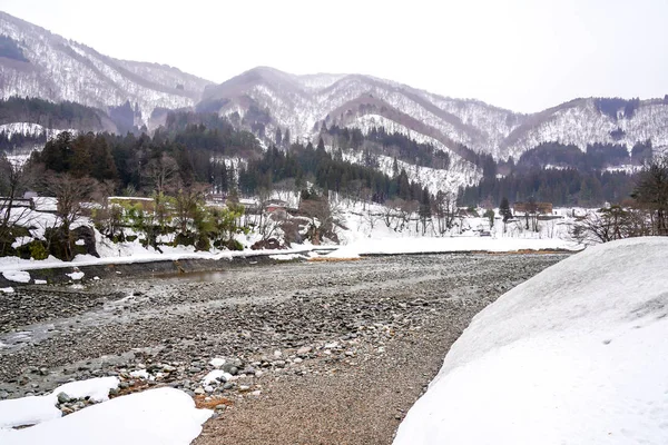 Las Aldeas Shirakawago Gokayama Son Uno Los Sitios Declarados Patrimonio — Foto de Stock