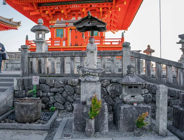 Estatua Piedra Buda Kiyomizu Dara Japón — Foto de Stock