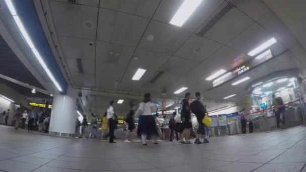 Bangkok Tailandia Oct 2017 Los Pasajeros Caminaron Por Todas Partes — Vídeos de Stock