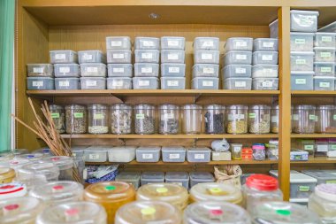 Bangkok, Tayland - 15 Kasım 2018: Yerel Vinta Çevre