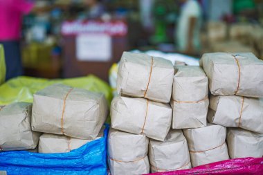 Tra satış için Vintage kahverengi Packgaging Tıbbi Tay Ot