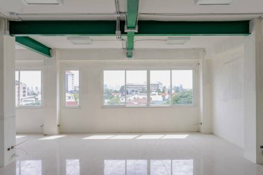 İnşaat sürecinde boş oda inşaat altında.