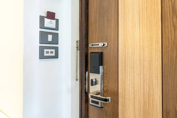 Door security smart lock and room switcher control platform on t
