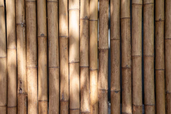 Bambu Bakgrund Och Bakgrund Sängkläder Arrangeras Till Väggen Partition Och — Stockfoto