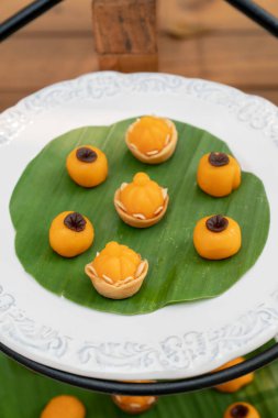 Geleneksel Thai tatlıları 