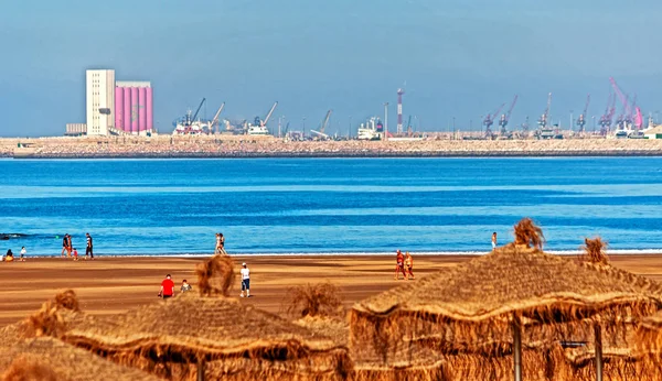 Spiaggia Sabbia Agadir Marocco — Foto Stock