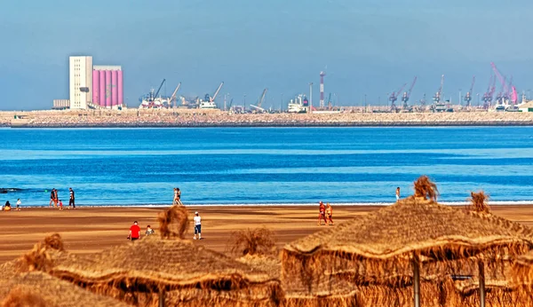 Plage Sable Agadir Maroc — Photo