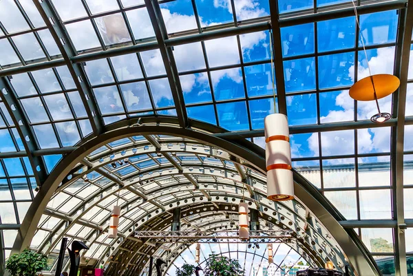 Berlin Tyskland Juli 2018 Wintergarten Restaurant Med Udsigt Berlin Øverste - Stock-foto