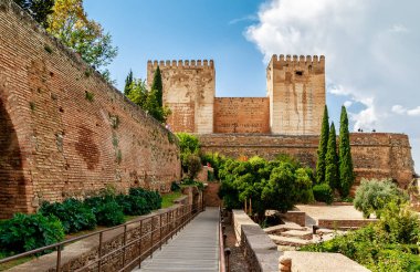 Alhambra, Granada, Andalusia, Güney İspanya 