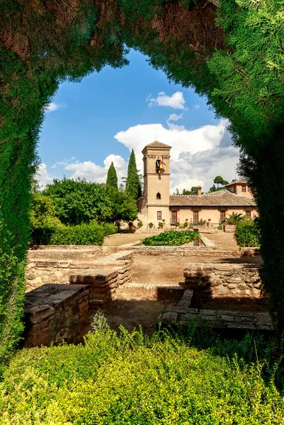 Alhambra Granada Andalusië Zuid Spanje — Stockfoto