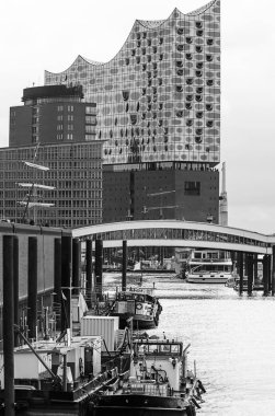 Hamburg, Almanya-Elbphilharmonie (Elbe Philharmonie Hall) Hamburg Hafen City çeyreğinde, dünyanın en büyük ve akustik gelişmiş konser salonlarından biri. 