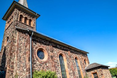Tarihi Sankt Bonifatius Kilisesi Butterstadt, Main Kinzig Kreis, Hesse, Almanya