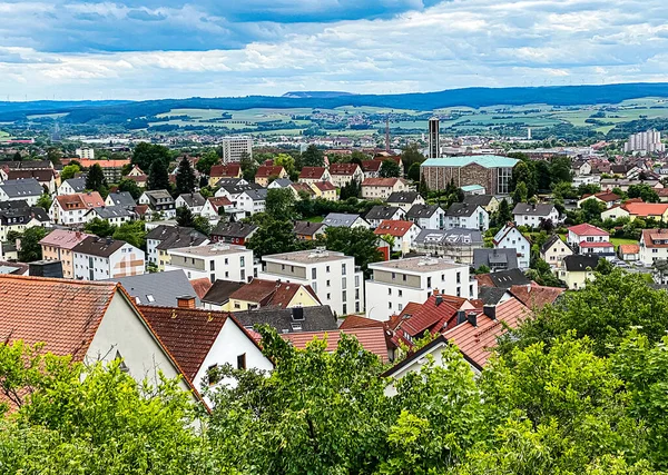 Vista Los Tejados Fulda Desde Petersberg Alemania —  Fotos de Stock