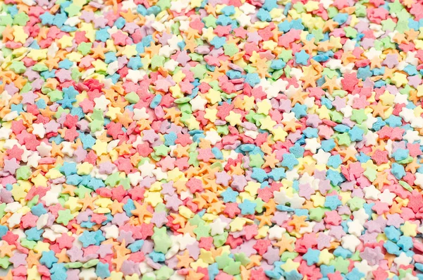 Easter Multicolored Confectionery Topper Background Top View — Stock Photo, Image