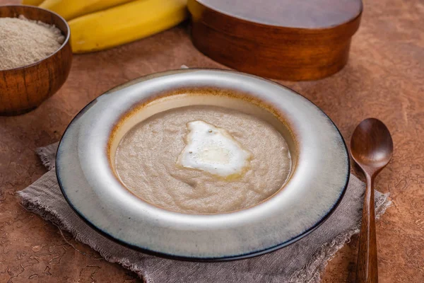 Amaranth porridge with butter. — Stock Photo, Image