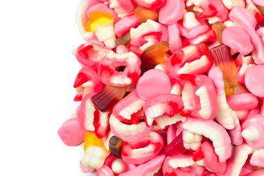 Çeşit çeşit şekerleme. Üst Manzara. Jöleli şekerler.