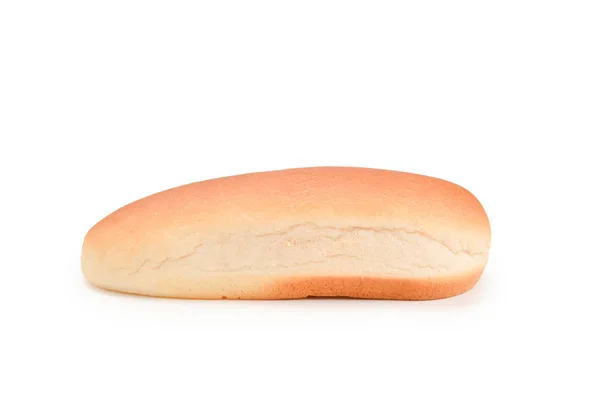 Hot dog pane isolato su sfondo bianco. — Foto Stock