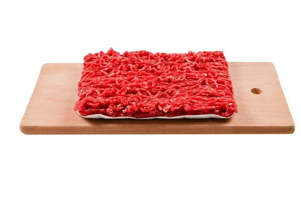 Chopped meat  isolated on white background. — Stock Photo, Image