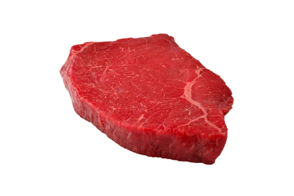 Nötkött isolerad på vit bakgrund. — Stockfoto